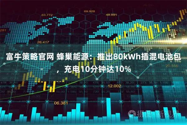 富牛策略官网 蜂巢能源：推出80kWh插混电池包，充电10分钟达10%