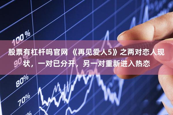 股票有杠杆吗官网 《再见爱人5》之两对恋人现状，一对已分开，另一对重新进入热恋